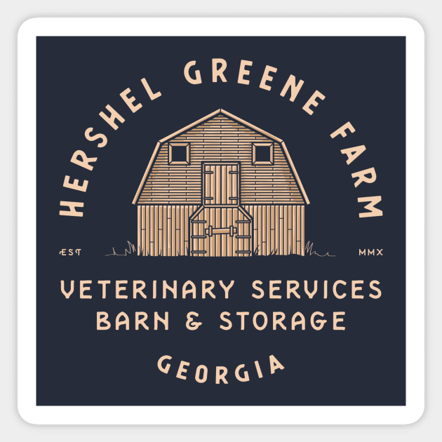 Hershel Greene Farm Sticker by heavyhand